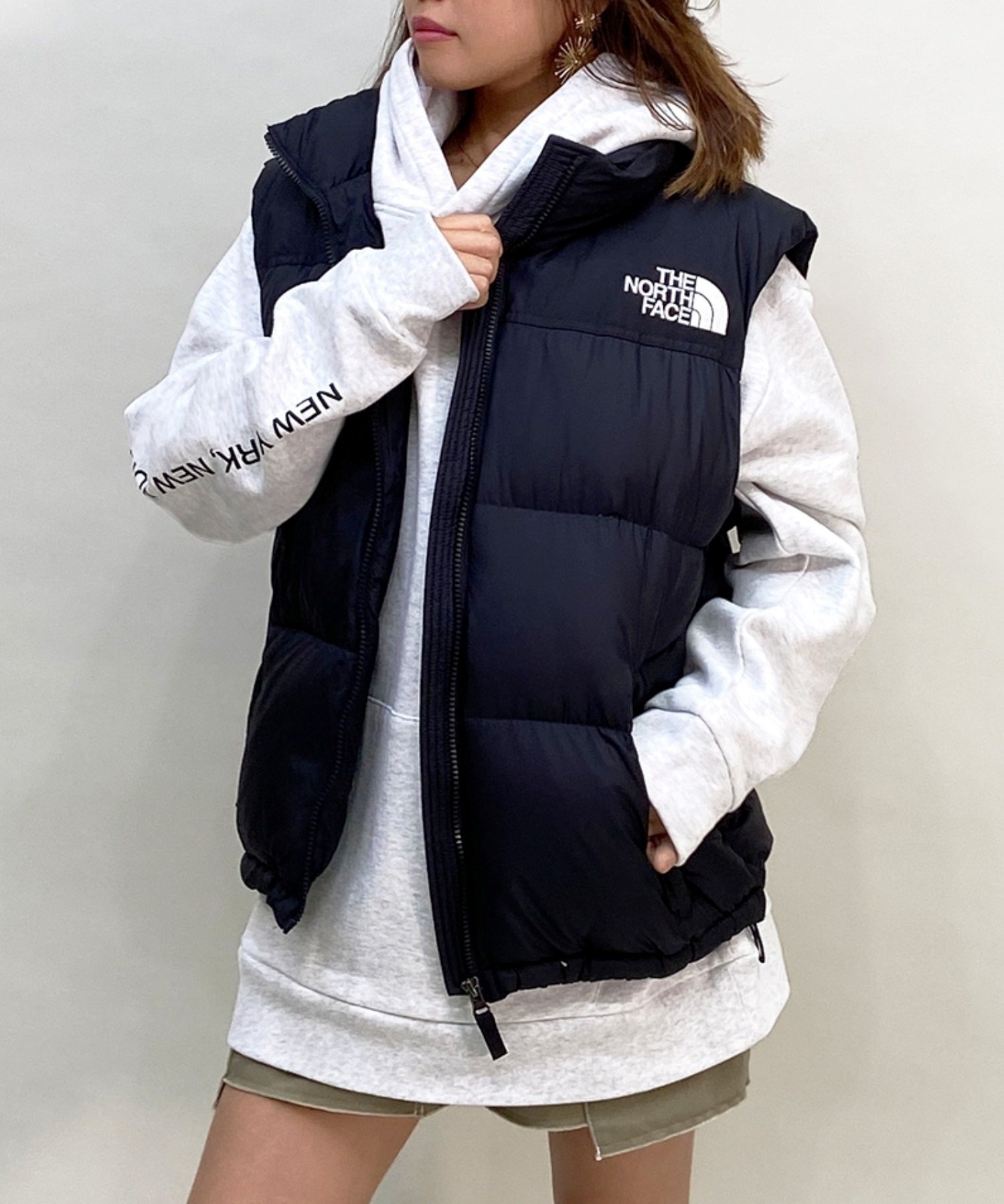 THE NORTH FACE ザ・ノース・フェイス アウター ベスト ダウン レディース Nuptse Vest ヌプシベスト NDW92338(K-M)