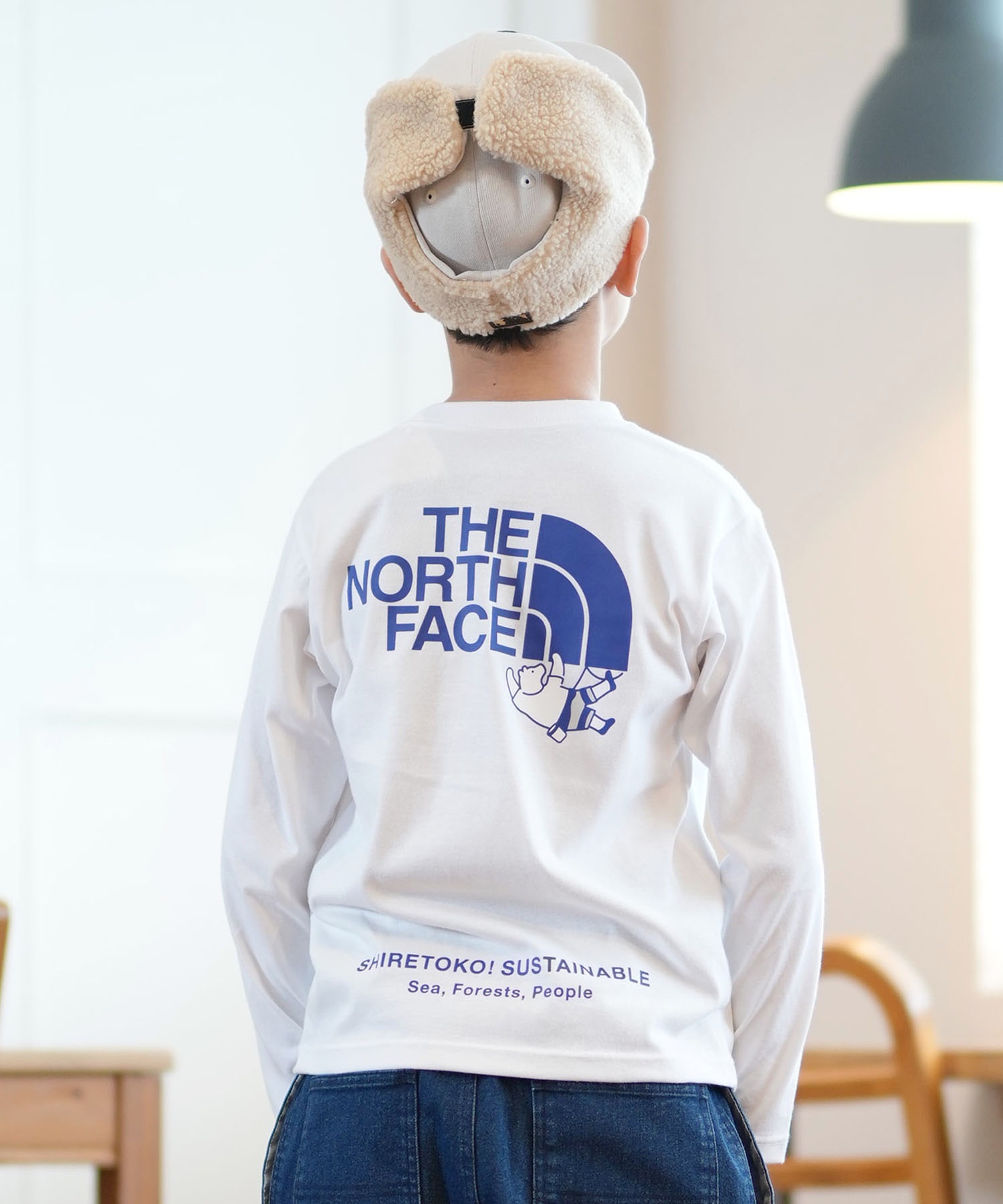 THE NORTH FACE ザ・ノース・フェイス 長袖 Tシャツ キッズ ロンT シレトコトコティー 知床トコさん NTJ82332ST  ロングスリーブ｜ムラサキスポーツオンラインストア 通販