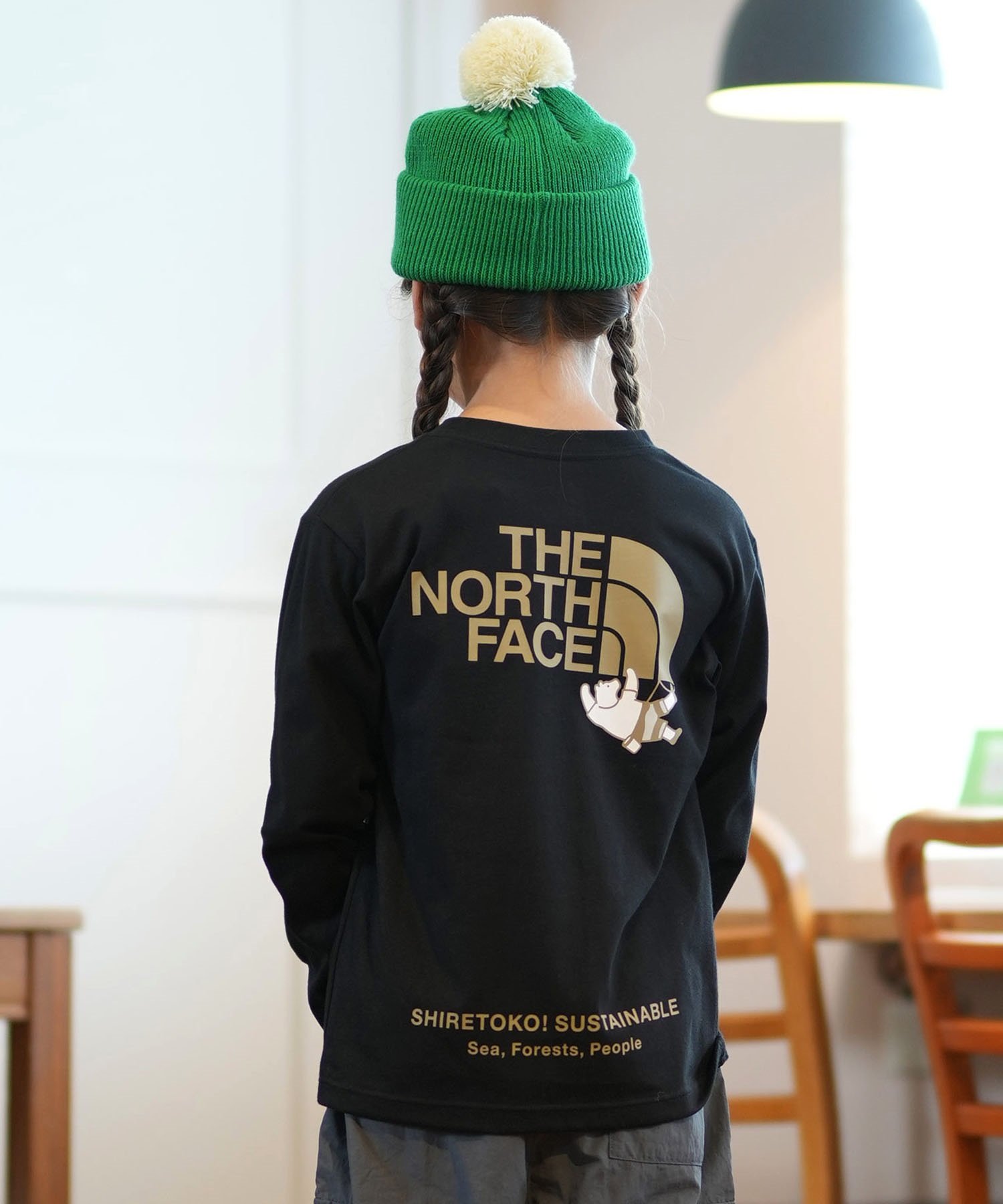 THE NORTH FACE ザ・ノース・フェイス 長袖 Tシャツ キッズ ロンT シレトコトコティー 知床トコさん NTJ82332ST  ロングスリーブ｜ムラサキスポーツオンラインストア 通販