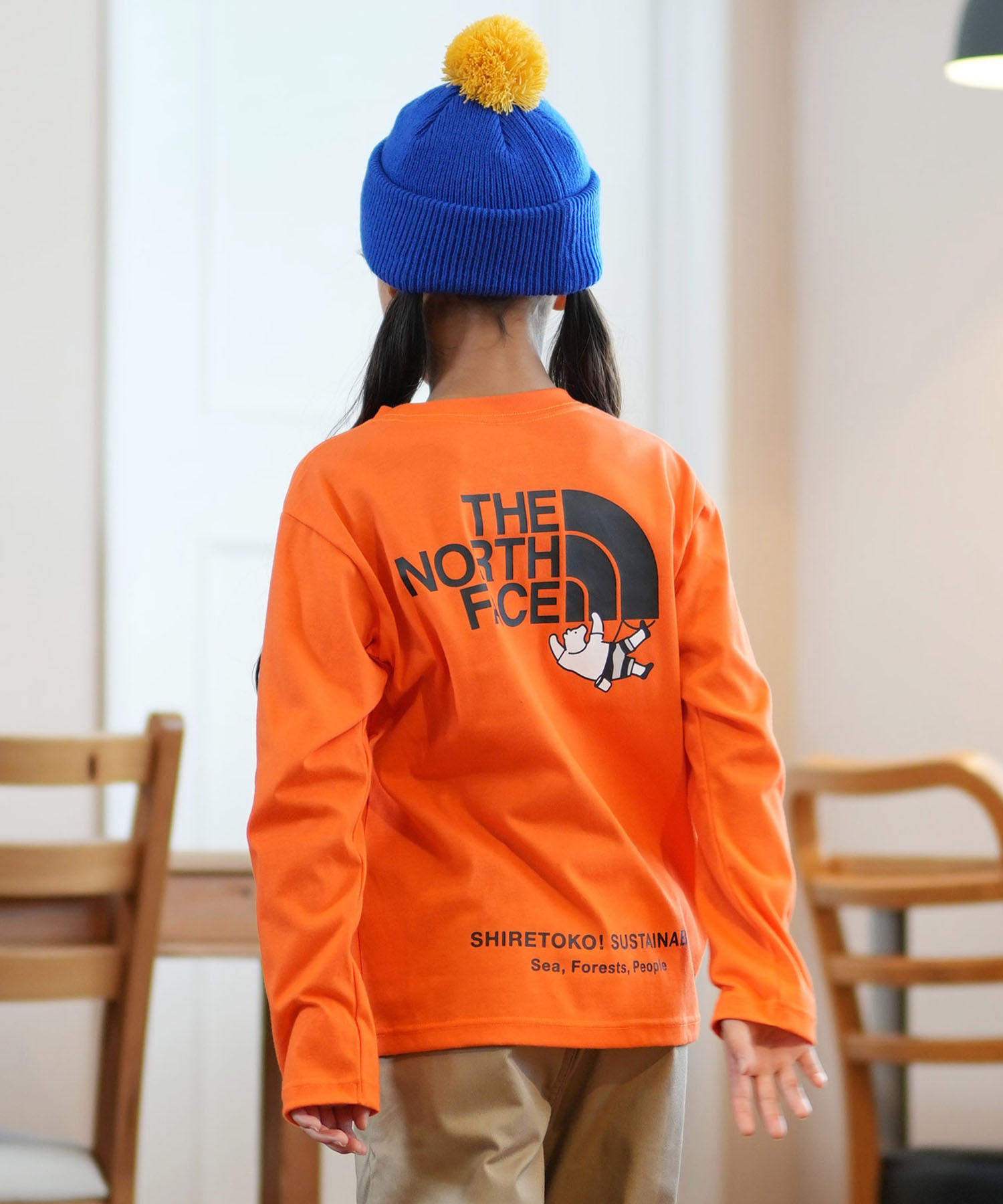 THE NORTH FACE ザ・ノース・フェイス 長袖 Tシャツ キッズ ロンT シレトコトコティー 知床トコさん NTJ82332ST  ロングスリーブ｜ムラサキスポーツオンラインストア 通販