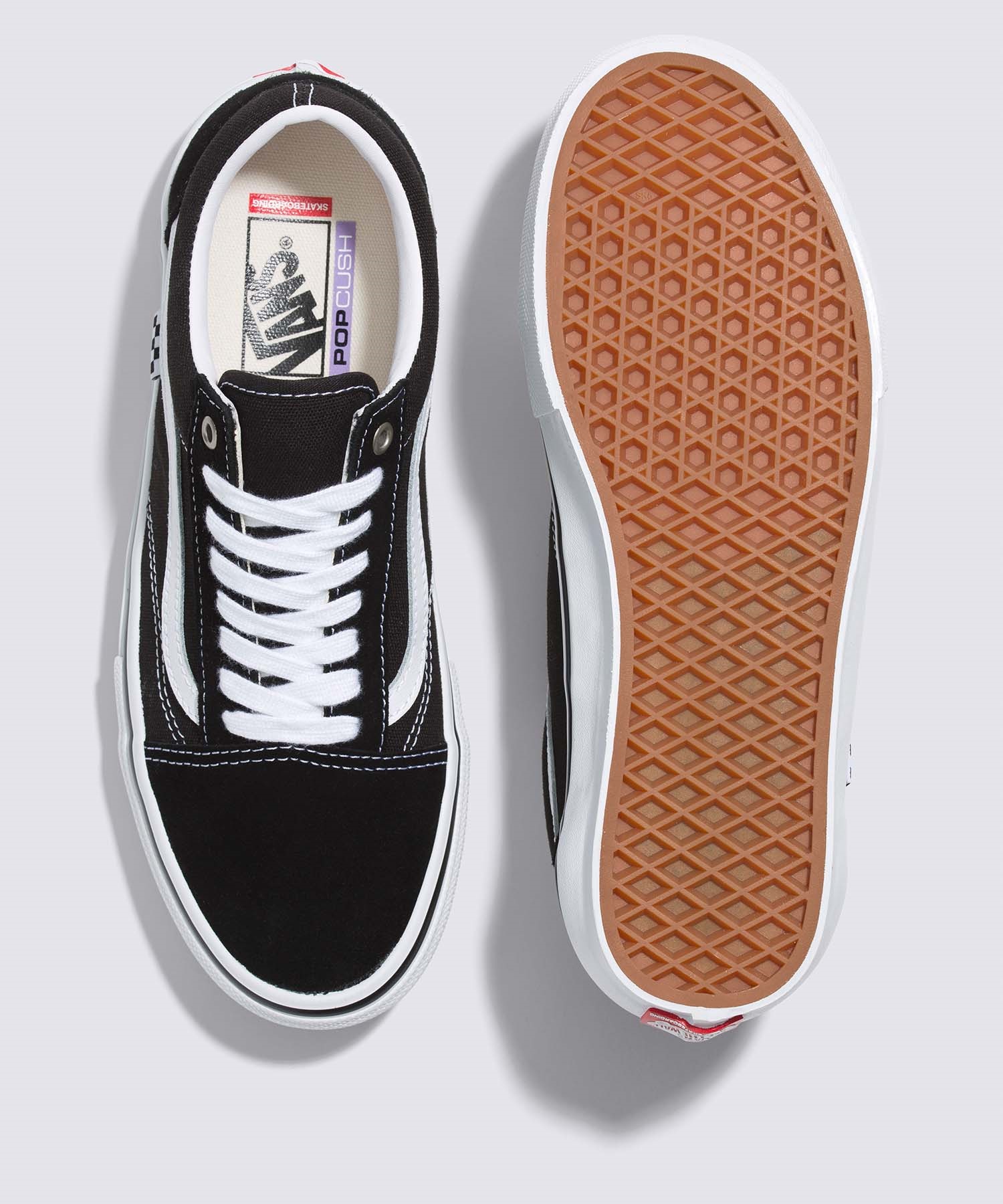 VANS バンズ スニーカー メンズ レディース Skate Old Skool スケート オールドスクール スケシュー VN0A5FCBY28(BK/WT-23.5cm)