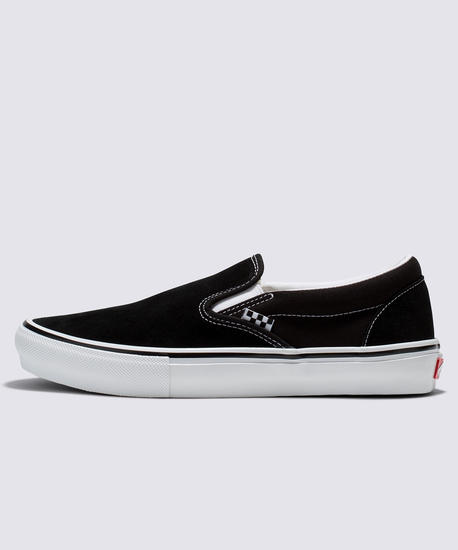 VANS バンズ シューズ スニーカー メンズ レディース スケート スリッポン Skate Slip-On VN0A5FCAY28(BK/WT-23.5cm)