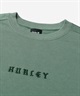 Hurley ハーレー トレーナー クルーネック メンズ スウェット ロゴ オールドイングリッシュ 裏起毛 MCFL242022(BLK-M)