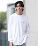 Hurley ハーレー 長袖 Tシャツ メンズ ロンT ヘビーウェイト バックプリント MCLS242027(WHT-M)