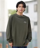 Hurley ハーレー 長袖 Tシャツ メンズ ロンT ヘビーウェイト バックプリント MCLS242027(WHT-M)