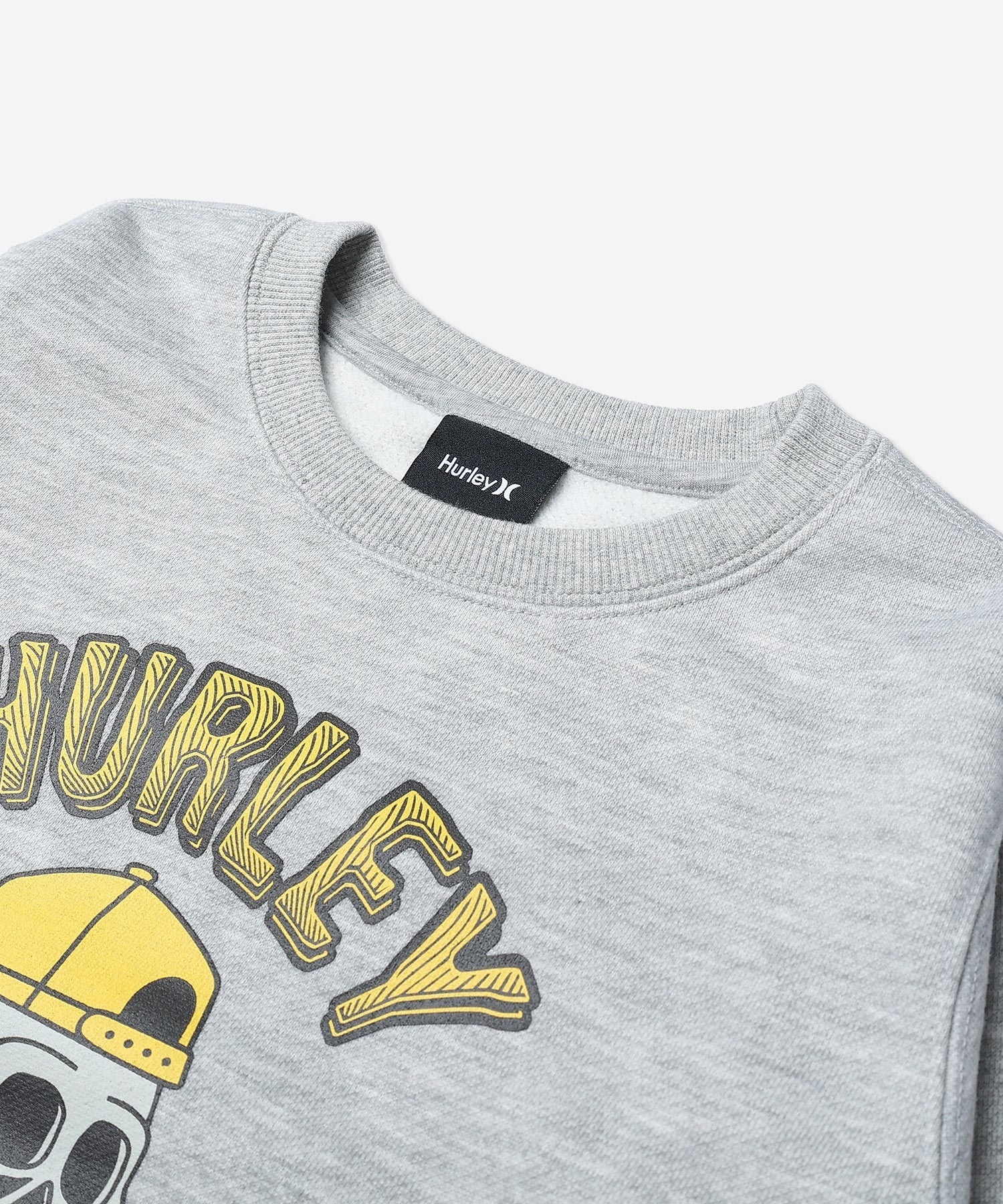 Hurley ハーレー トレーナー キッズ クルーネック スウェット フロントプリント 吸汗速乾 裏起毛 BCFL242004  ロングスリーブ｜ムラサキスポーツオンラインストア 通販