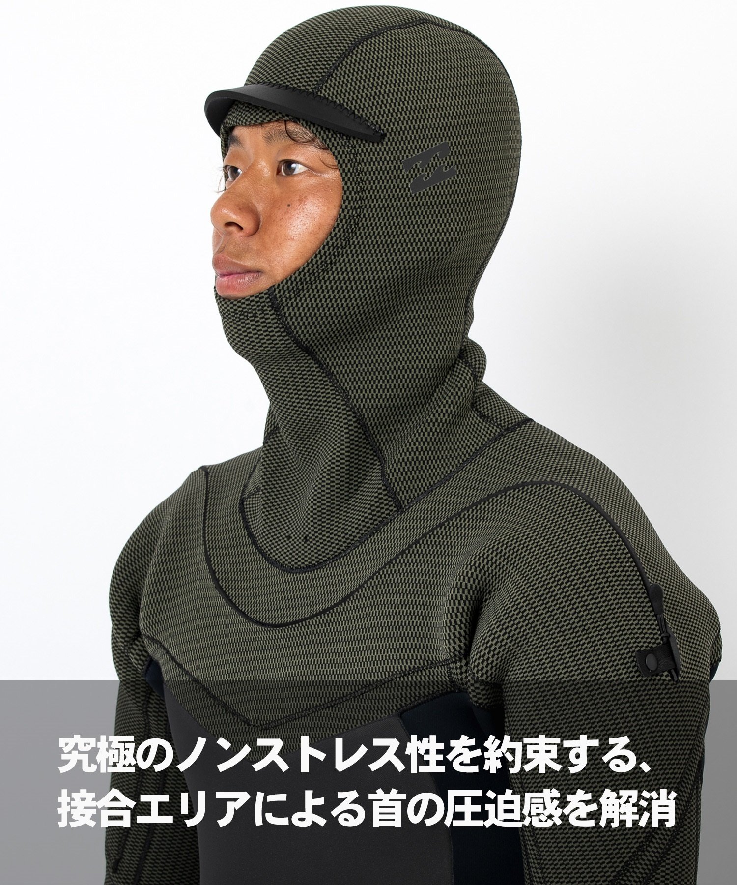 BILLABONG ビラボン 2WAY HOODED SUPER SEMIDRY スーパーセミドライ 5×3mm BE018-615 メンズ ウェットスーツ セミドライ ムラサキスポーツ限定(4DA-M)