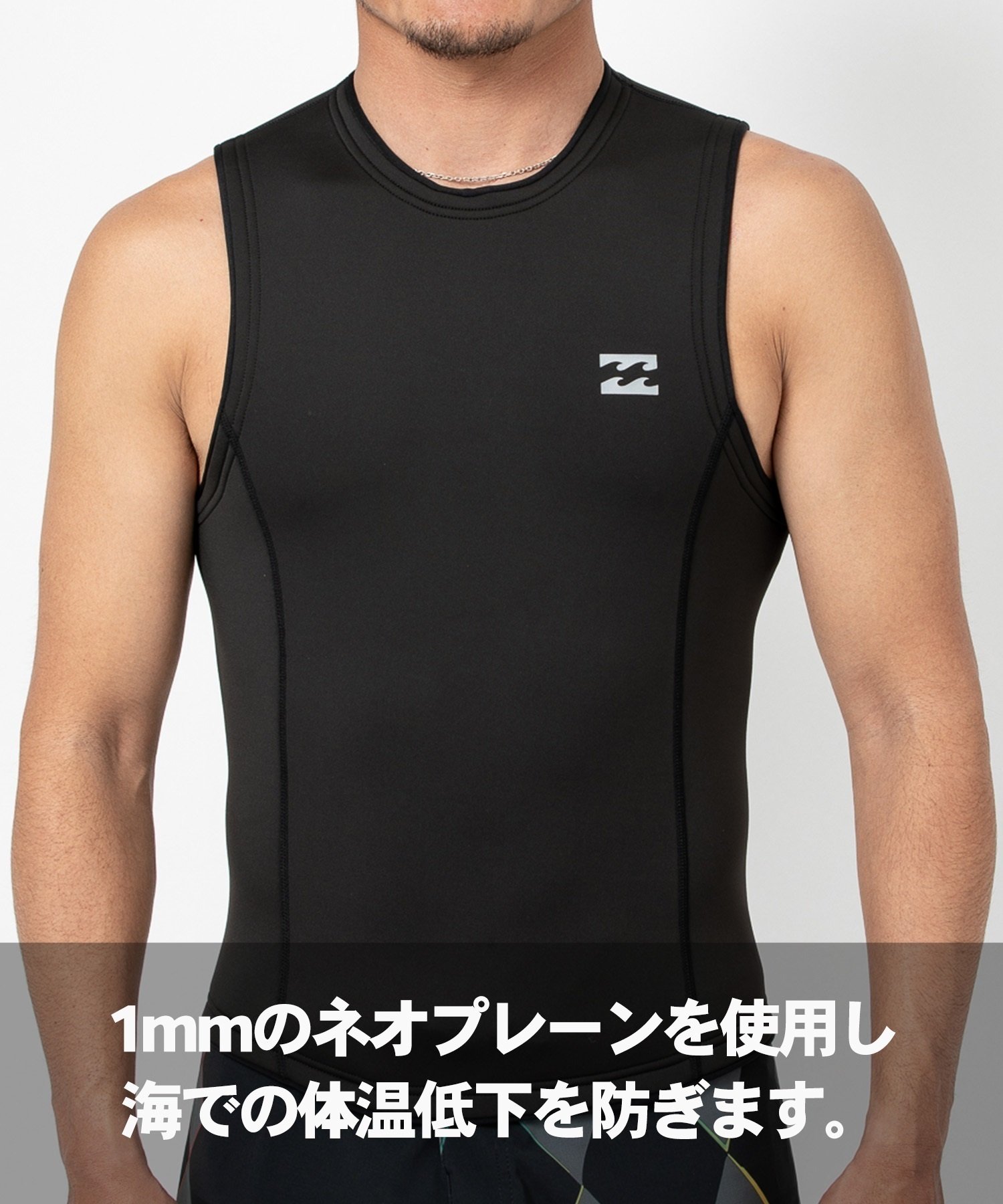 ウェットスーツ ベストBILLABONG ビラボンVST NZ ABSOLUTE 1mm BE011-883(BLK-M)