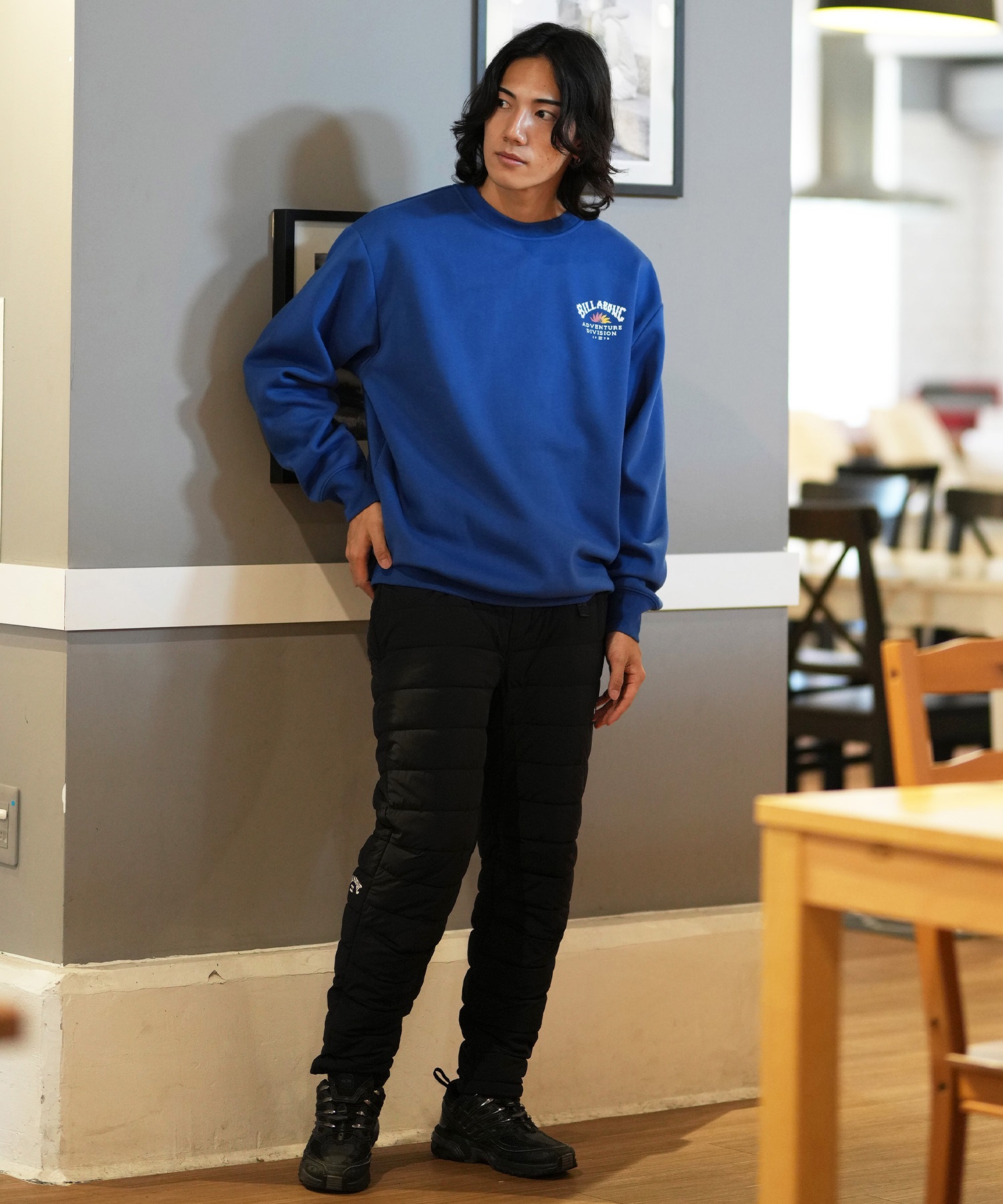 BILLABONG ビラボン トレーナー クルー メンズ スウェット バックプリント ビッグシルエット 裏起毛 ADIV LOGO CREW BE012-036(HTD-M)