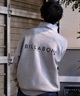 BILLABONG ビラボン トレーナー ハーフジップ メンズ スウェット バックプリント 撥水加工 セットアップ対応 BE012-016(GRH-M)