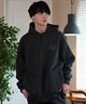 BILLABONG ビラボン パーカー プルオーバー メンズ スウェット フーディー バックプリント ストレッチ 撥水加工 セットアップ対応 BE012-022(GRH-M)