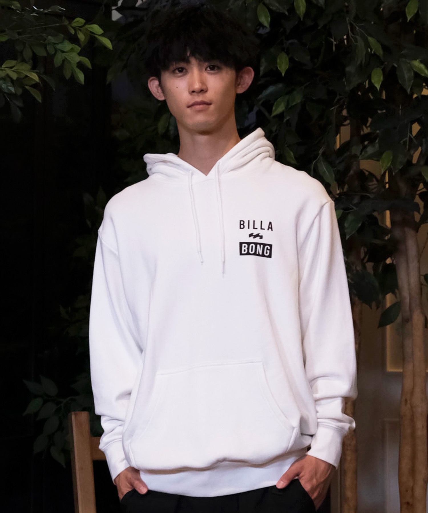 BILLABONG ビラボン パーカー プルオーバー メンズ バックプリント レギュラーフィット 裏毛 ADVISORY BE012-007(DPL-M)