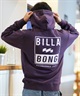 BILLABONG ビラボン パーカー プルオーバー メンズ バックプリント レギュラーフィット 裏毛 ADVISORY BE012-007(DPL-M)