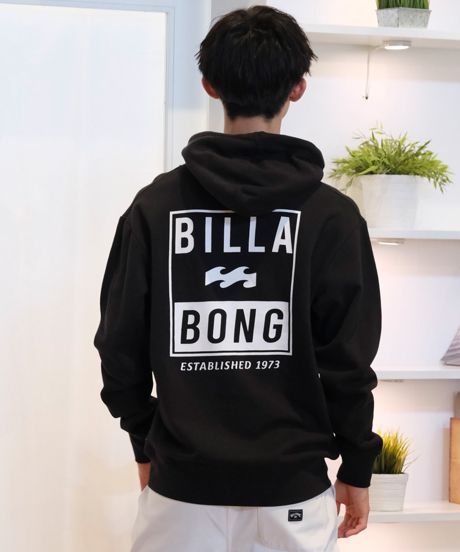 BILLABONG ビラボン パーカー プルオーバー メンズ バックプリント レギュラーフィット 裏毛 ADVISORY BE012-007(DPL-M)