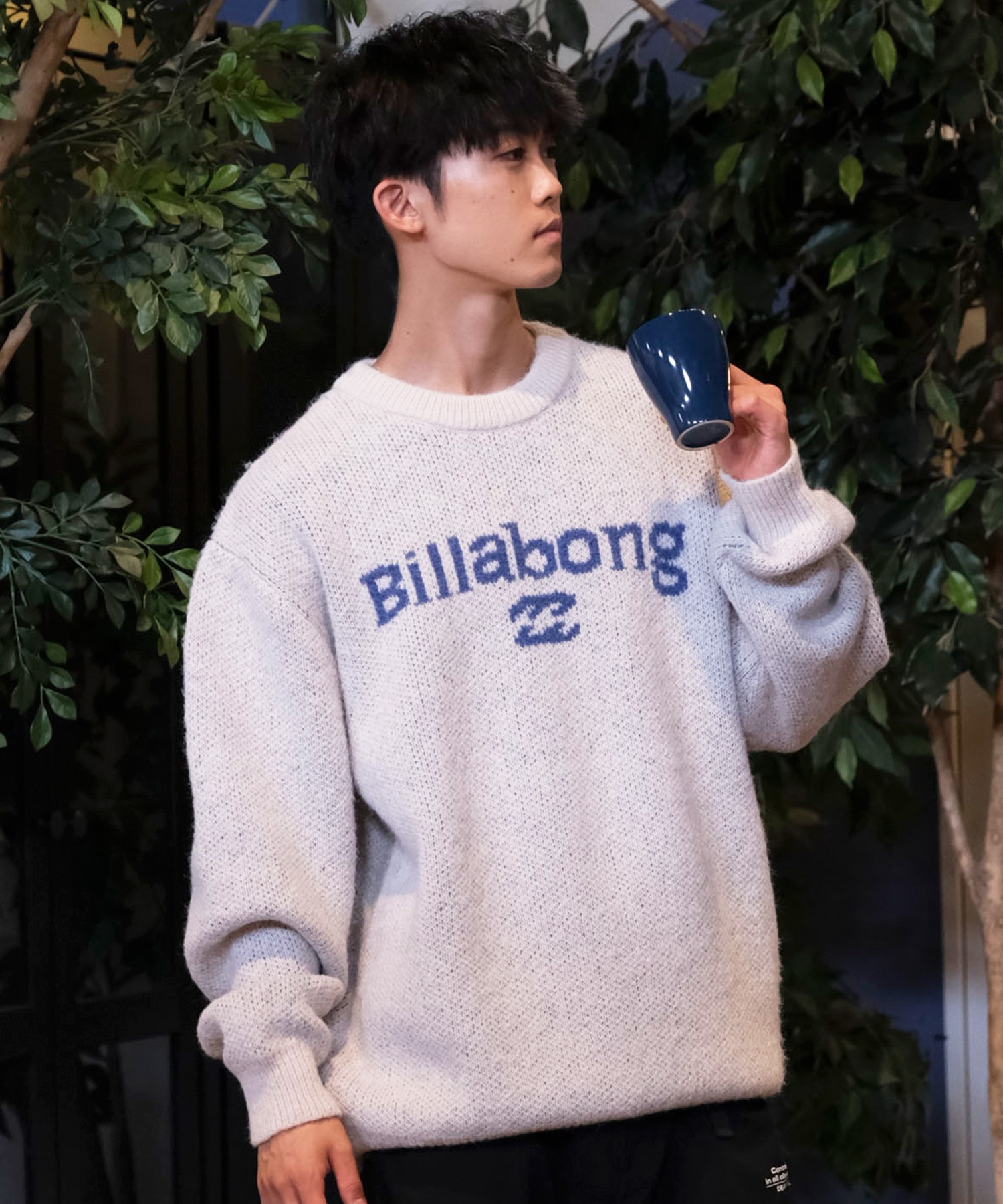 BILLABONG ビラボン セーター メンズ ニット ブランドロゴ CREW NECK BE012-601(TOB-M)