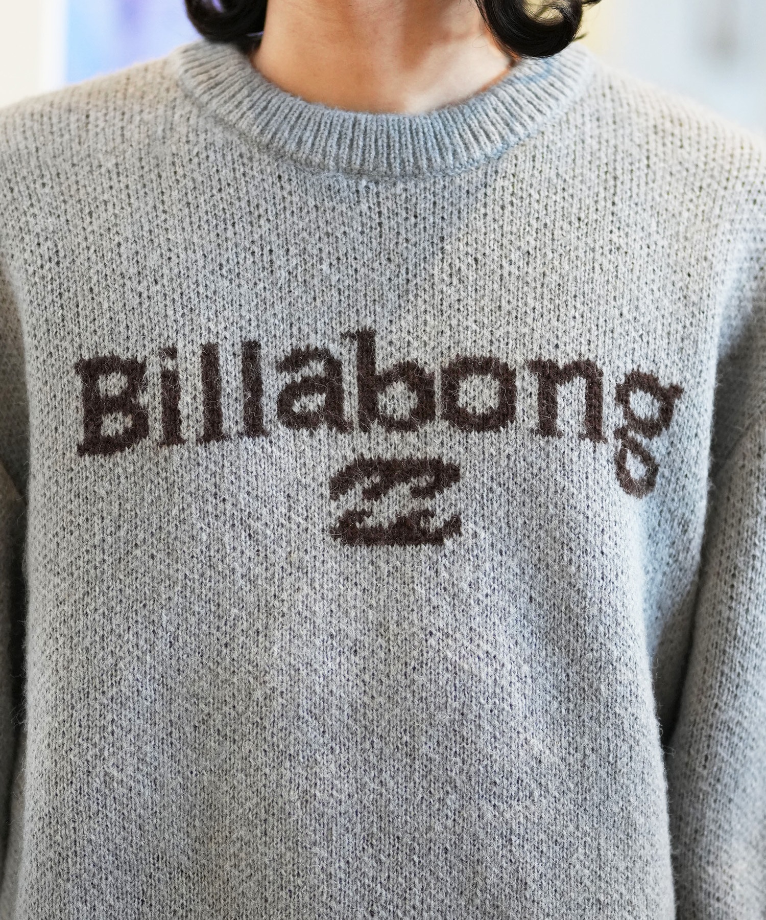 BILLABONG ビラボン セーター メンズ ニット ブランドロゴ CREW NECK BE012-601(TOB-M)