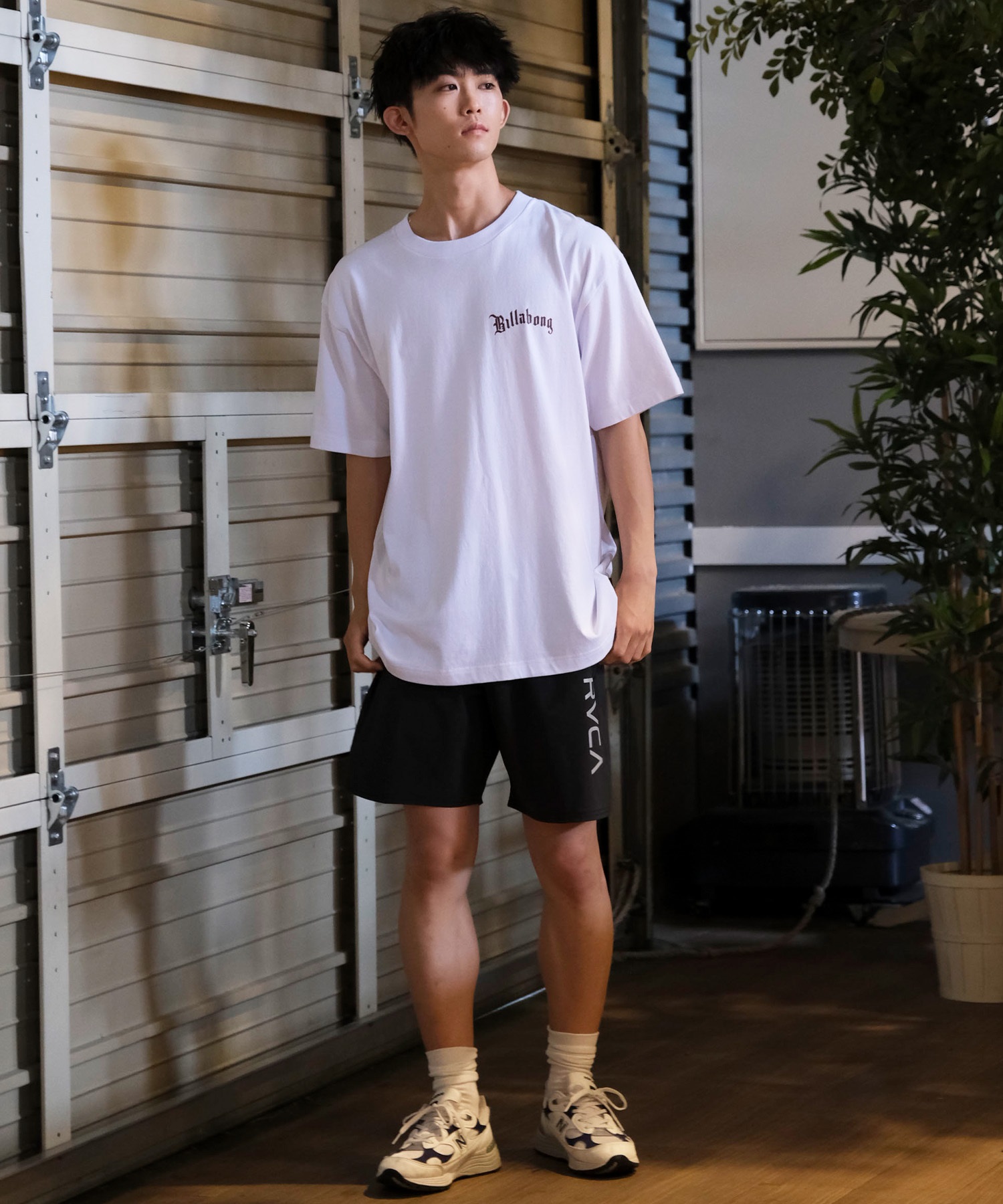 BILLABONG ビラボン 半袖 Tシャツ メンズ バックプリント オーバーフィット IMMORTAL TEE BE012-202(WHT-M)