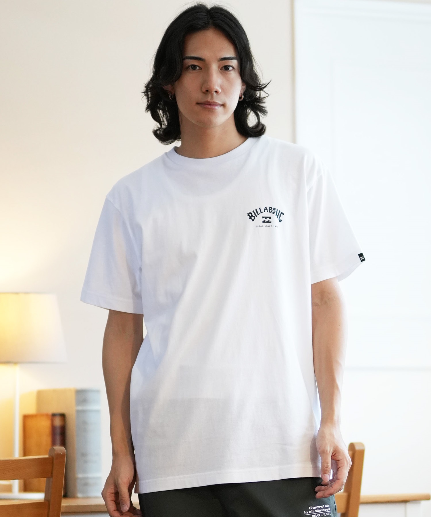 BILLABONG ビラボン 半袖 Tシャツ メンズ バックプリント レギュラーフィット ARCH SQUARE BE012-201(GRH-M)