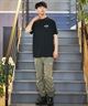 BILLABONG ビラボン 半袖 Tシャツ メンズ バックプリント レギュラーフィット ARCH SQUARE BE012-201(GRH-M)