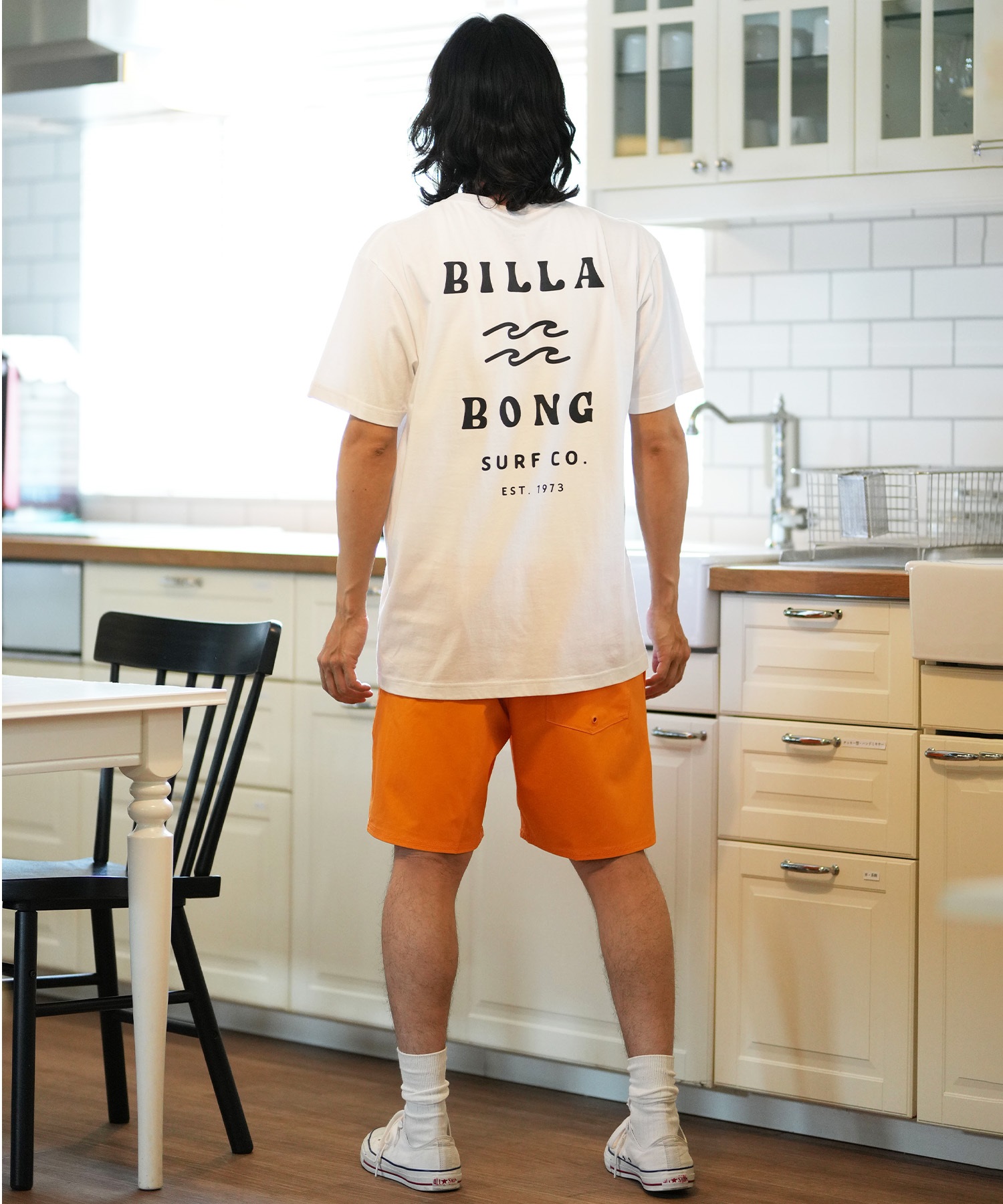 BILLABONG ビラボン 半袖 Tシャツ メンズ バックプリント レギュラーフィット ONE TIME BE012-200(SLB-M)