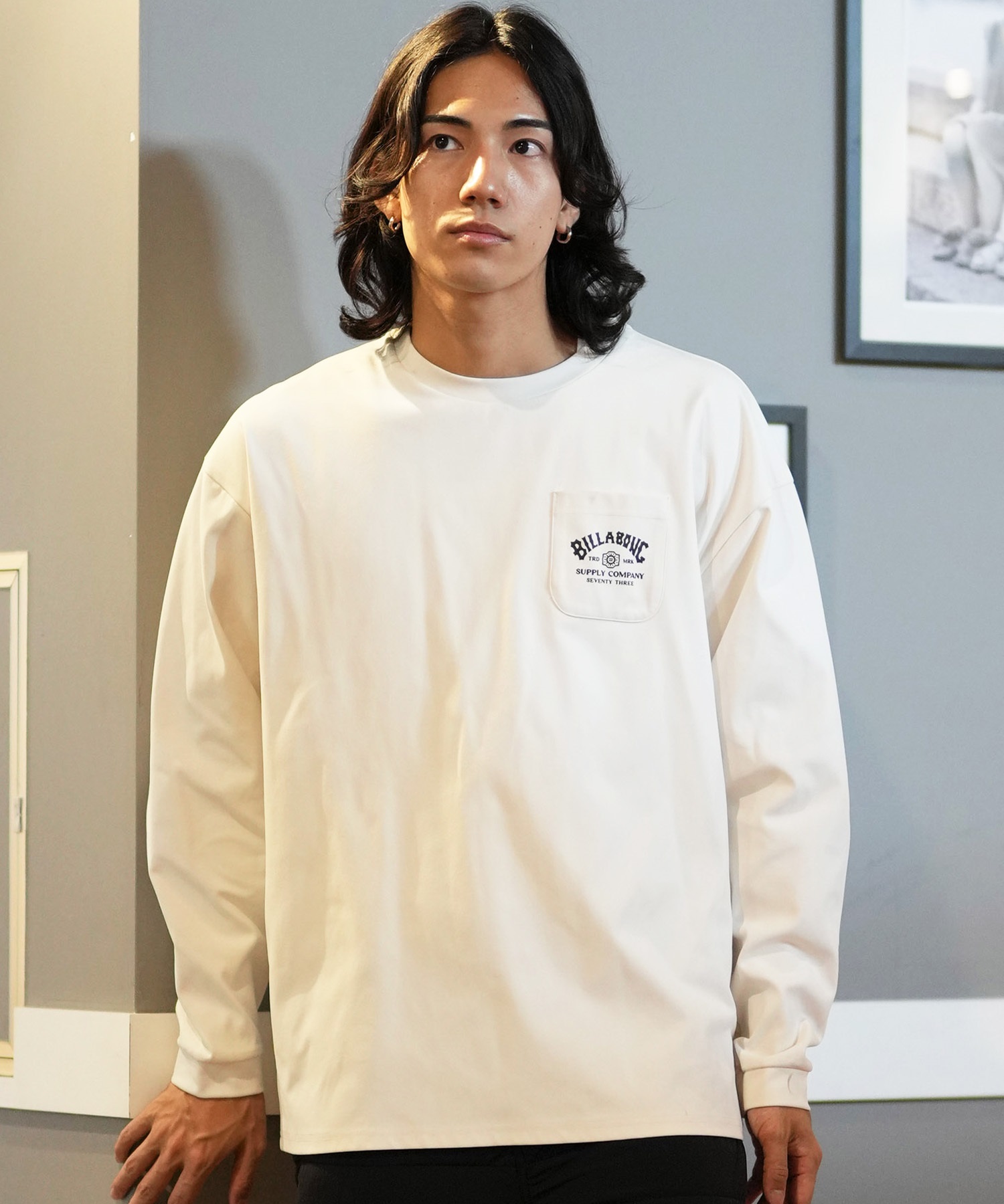 BILLABONG ビラボン 長袖 Tシャツ メンズ バックプリント UVカット 保温 WARM SOFTTY LS BE012-850(RAV-M)