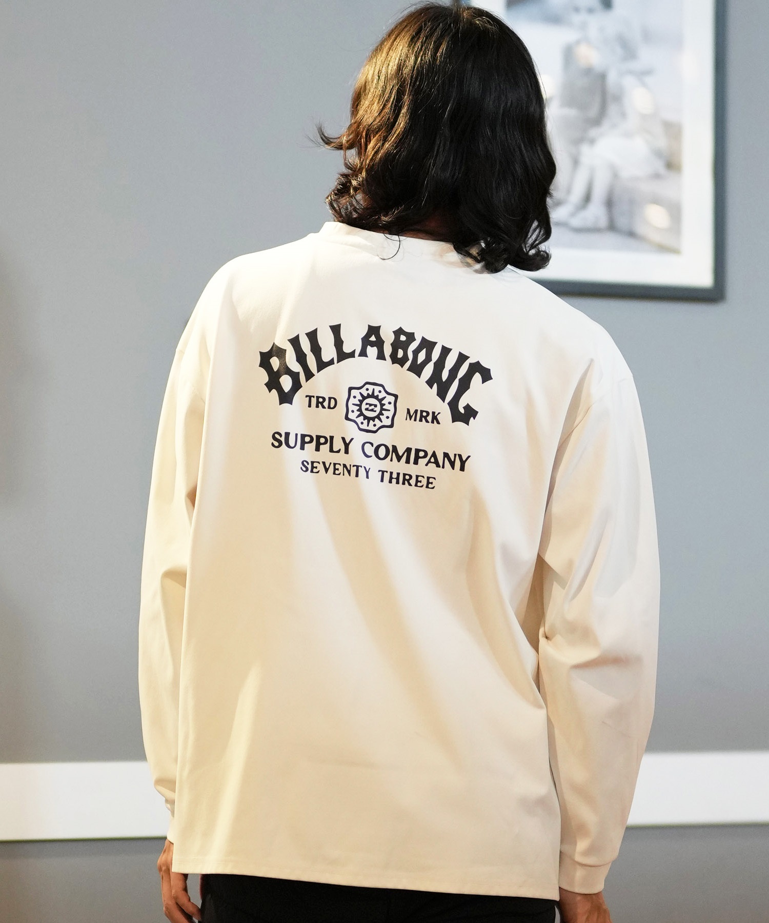 BILLABONG ビラボン 長袖 Tシャツ メンズ バックプリント UVカット 保温 WARM SOFTTY LS BE012-850(RAV-M)