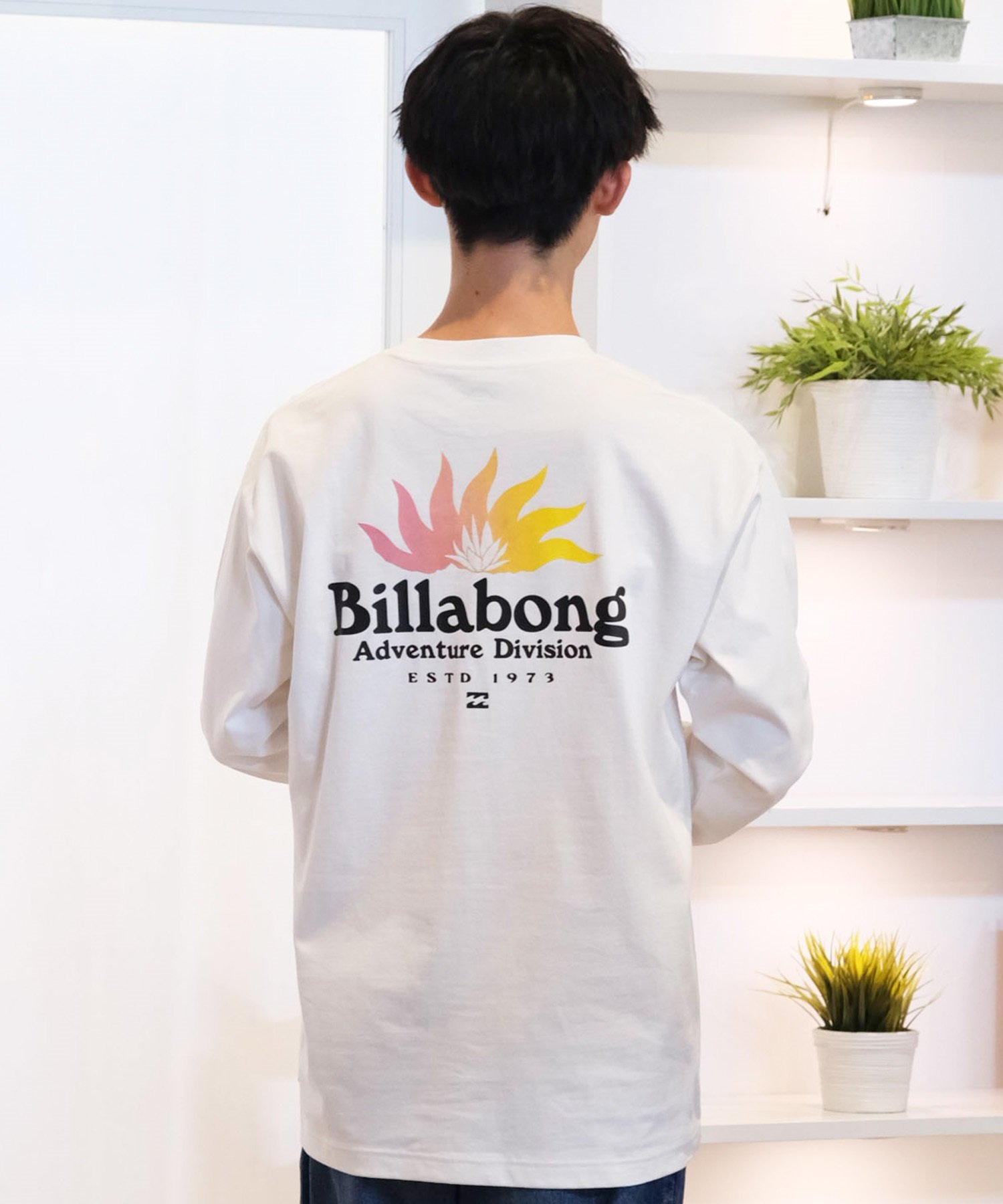 BILLABONG ビラボン 長袖 Tシャツ メンズ バックプリント オーバーフィット SAHARA BE012-054(OFW-M)