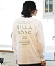 BILLABONG ビラボン 長袖 Tシャツ メンズ バックプリント レギュラーフィット DECAF BE012-050(CRM-M)