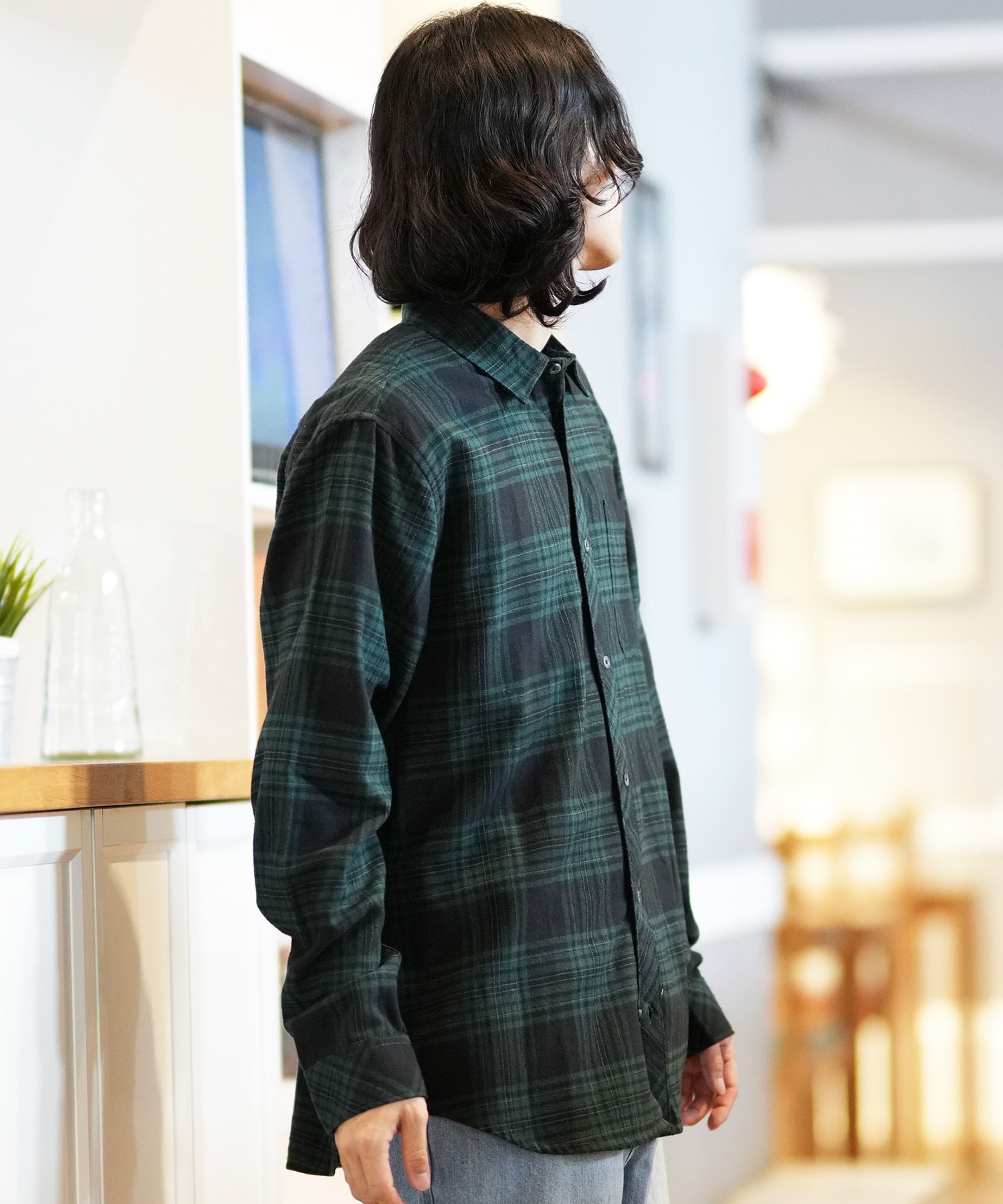 BILLABONG ビラボン 長袖 シャツ メンズ ネルシャツ チェック ストレッチ COASTLINE FLANNEL BE012-110(GKZ0-M)