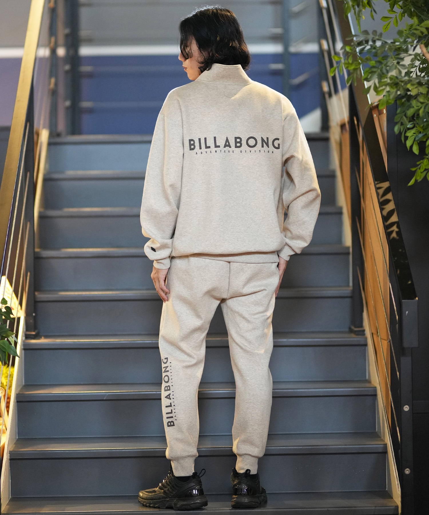 BILLABONG ビラボン ロングパンツ スウェットパンツ メンズ ストレッチ 撥水加工 セットアップ対応 BE012-711(BKH-M)