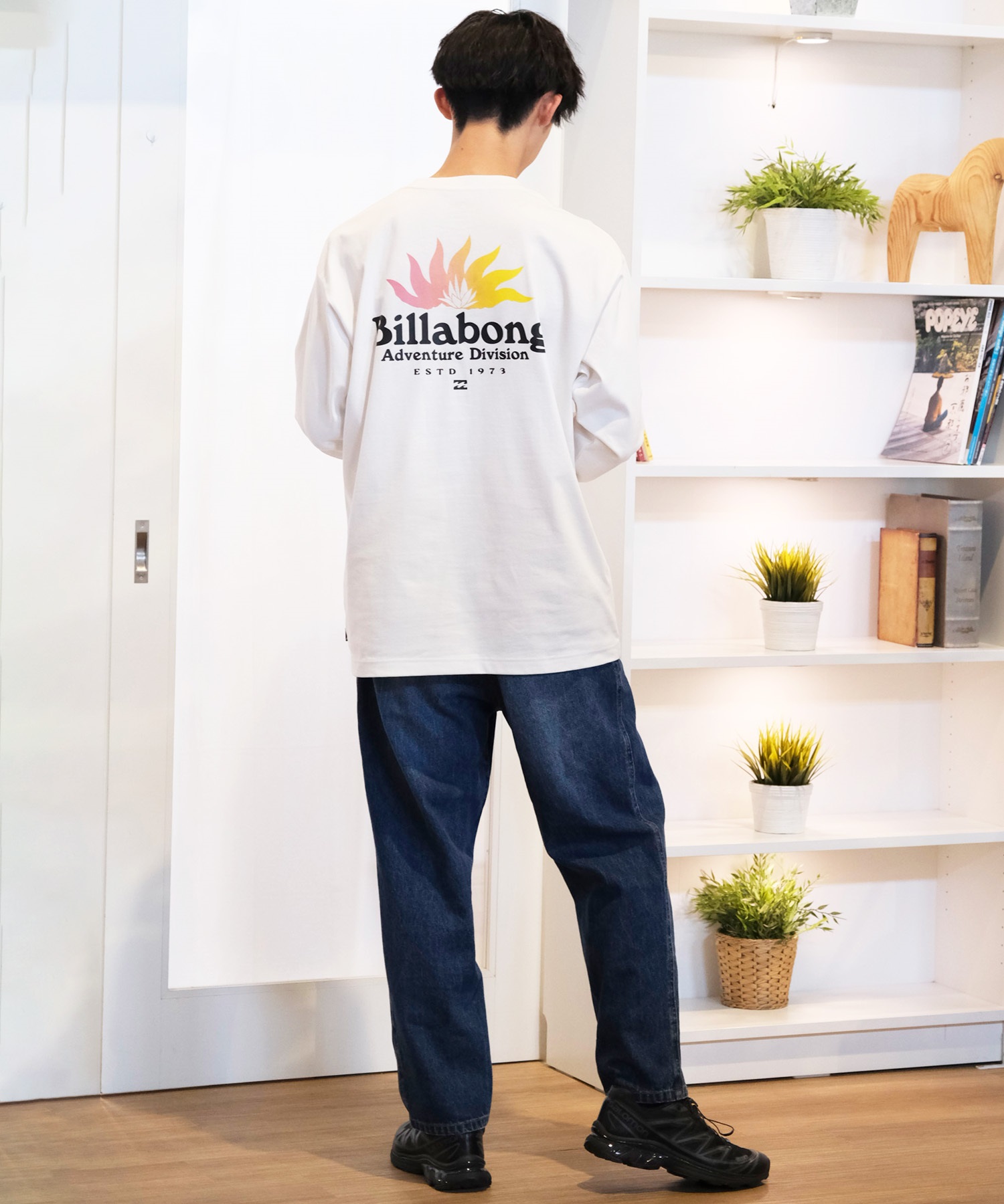 BILLABONG ビラボン ロングパンツ デニム メンズ 洗い加工 LAYBACKS DENIM BE012-701(BLU-M)