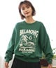 BILLABONG ビラボン トレーナー レディース クルーネック スウェット バックプリント ビッグシルエット 裏毛 BE014-007(WCP-M)