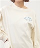 BILLABONG ビラボン 長袖 Tシャツ レディース ロンT バックプリント ルーズシルエット BE014-053(MQM0-M)