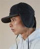 BILLABONG ビラボン キャップ 帽子 耳当て ボア 防寒 TRAPPER CAP トラッパーキャップ BE014-903(BLK-FREE)