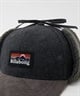 BILLABONG ビラボン キャップ 帽子 耳当て ボア 防寒 TRAPPER CAP トラッパーキャップ BE014-903(BLK-FREE)