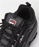 FILA フィラ スニーカー レディース Disruptor II Wedge ディスラプター2 ウェッジ 厚底 WFW22044-001(BLK-22.5cm)