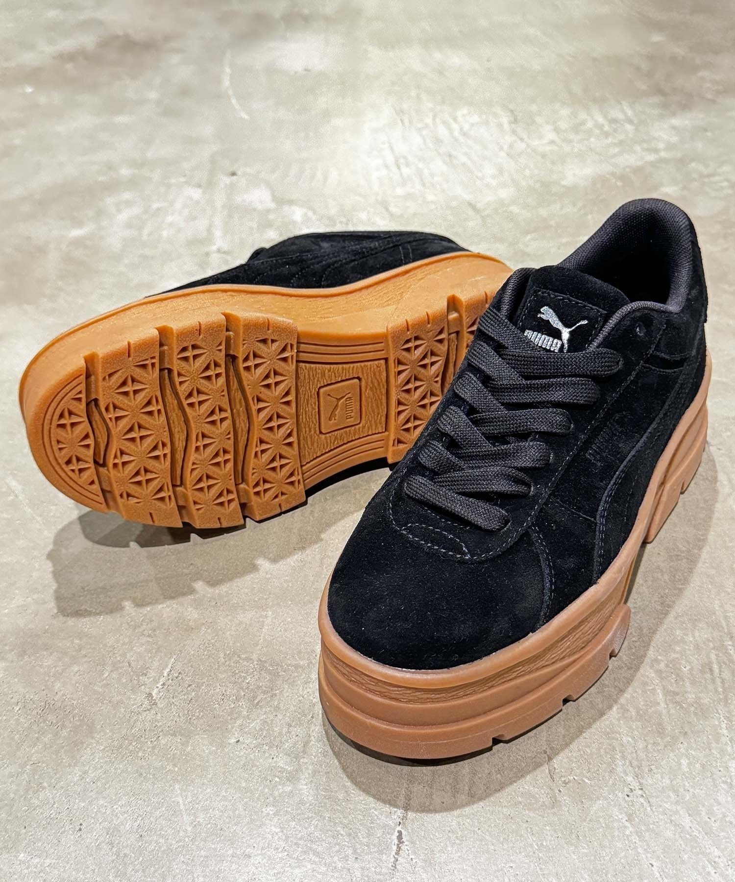 PUMA プーマ レディーズ スニーカー 厚底 PUMA RIVO SUEDE リボ スエード 398342(01-23.0cm)