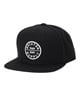 BRIXTON/ブリクストン FLTV OATH III SNAPBACK 10777 キャップ(BLACK-FREE)