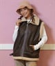 RIKKA FEMME リッカファム ベスト レディース フライトベスト ジャケット RF24FW11(BRN-FREE)