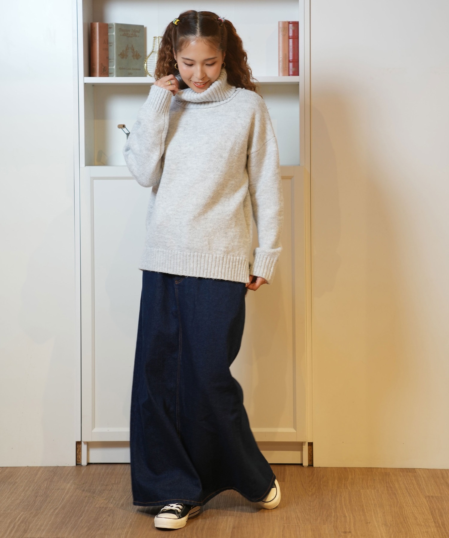 RIKKA FEMME リッカファム ニット レディース セーター ハイネック RF24FW14(MNT-FREE)