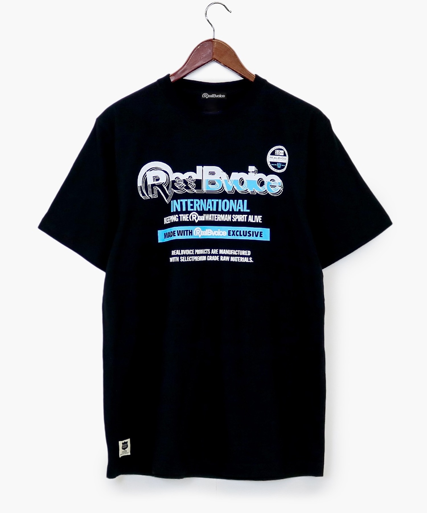 REAL B VOICE リアルビーボイス 半袖 Tシャツ メンズ レイヤード ロゴ RBV LAYERED LOGO T-SHIRT  10451-11792 ショートスリーブ｜ムラサキスポーツオンラインストア 通販