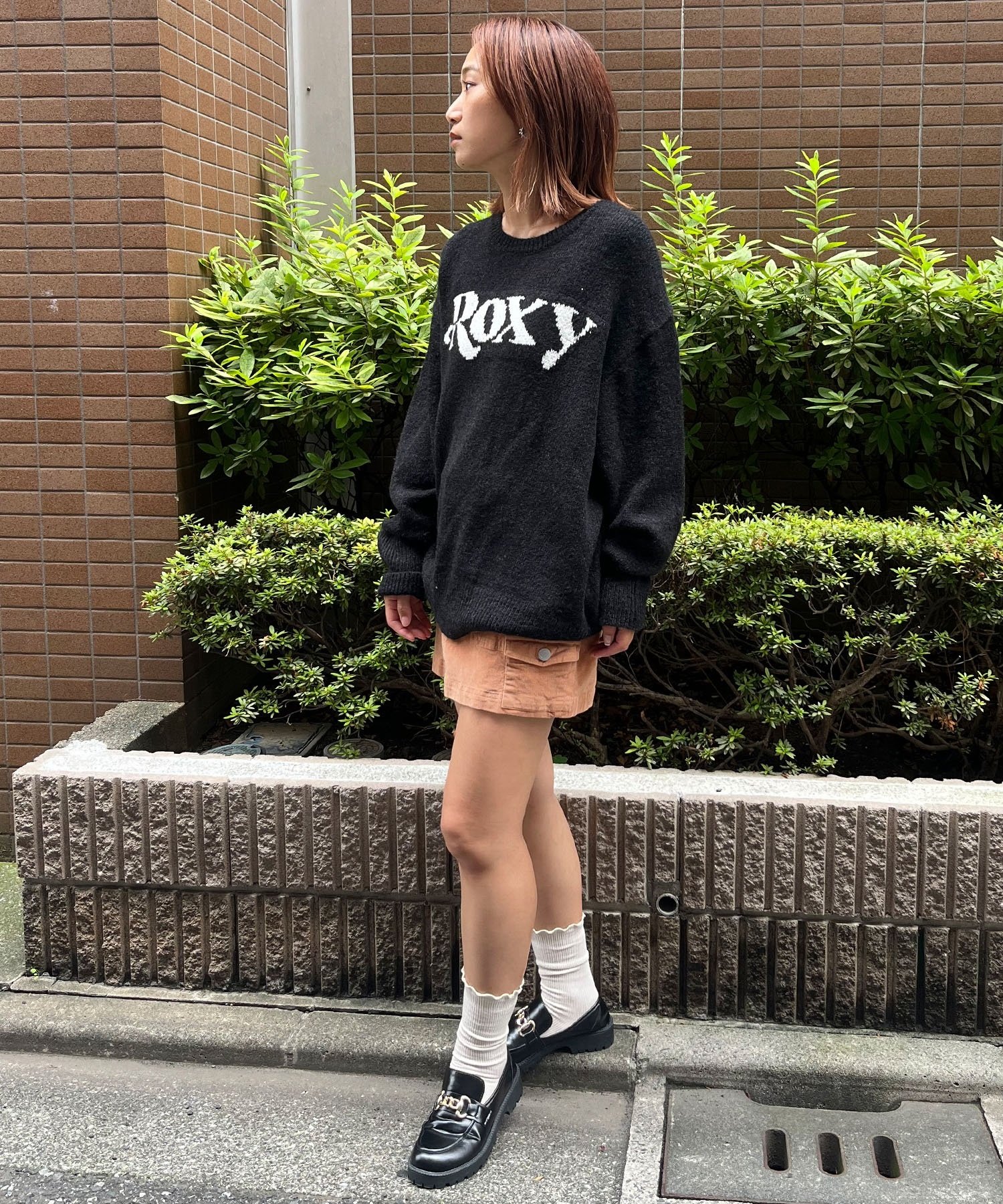 ROXY ロキシー セーター レディース ボーダー柄 RSR244023(BLK-M)