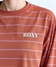 ROXY ロキシー 長袖 Tシャツ レディース ロンT ボーダー ロゴ RLT244044(OWT-M)