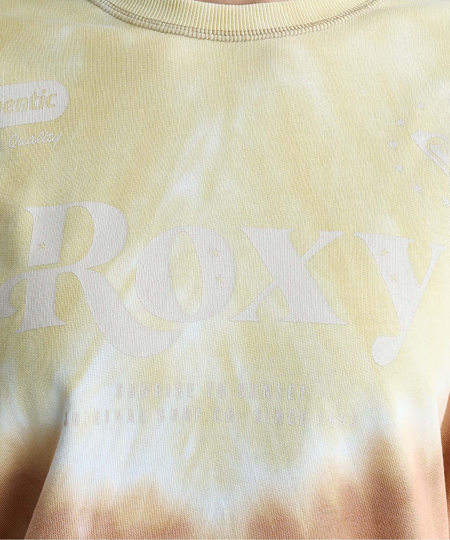 ROXY ロキシー 長袖 Tシャツ レディース ロンT タイダイ ロゴ フロントプリント RLT244042(MUL-M)