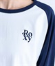 ROXY ロキシー 長袖 Tシャツ レディース ラグラン ロンT バックプリント ロゴ RLT244040(GRN-M)