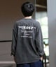 lost ロスト 長袖 Tシャツ メンズ ロンT バックプリント オーバーサイズ ユニセックス ムラサキスポーツ限定 L24F2202(PIGBK-M)