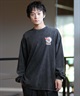 lost ロスト 長袖 Tシャツ メンズ ロンT ヘビーウェイト バックプリント ムラサキスポーツ限定 L24F2201(WHT-M)