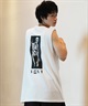 LOST ロスト タンクトップ メンズ フロントプリント バックプリント DRAINED TANK L24SS-AT ムラサキスポーツ限定(WHT-M)