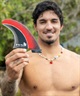 FCS2 エフシーエスツー GABRIEL MEDINA SIGNATURE TRI サーフィン フィン ムラサキスポーツ(RED-M)