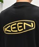 KEEN キーン 長袖 Tシャツ メンズ ロンT バックプリント 吸汗速乾 1030639 ムラサキスポーツ限定(BK-M)